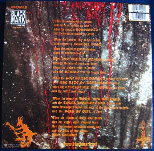 Bathory Return Vinyl