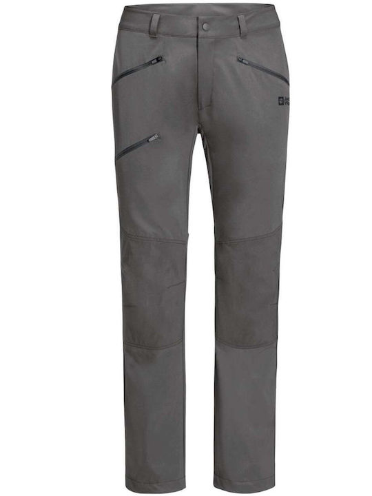 Jack Wolfskin Pantaloni Lungi de Drumeție Pentru Bărbați Gri