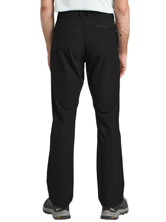 Jack Wolfskin Pantaloni Lungi de Drumeție Pentru Bărbați Negru