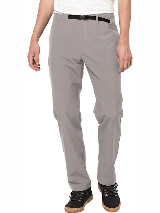 Jack Wolfskin Pantaloni Lungi De Drumeție Pentru Bărbați Gri