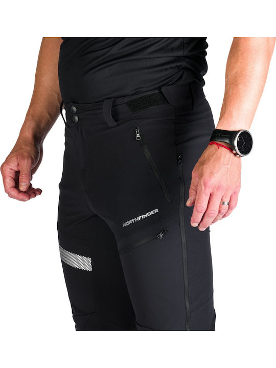 Northfinder Pantaloni lungi de drumeție pentru bărbați Negri