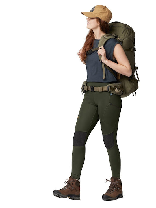 Fjallraven Abisko Pantaloni Lungi de Drumeție Pentru Femei Khaki