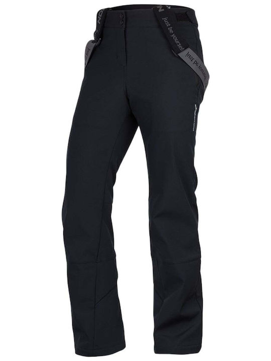 Northfinder 108426-269-101 Γυναικείο Παντελόνι Σκι & Snowboard Soft Shell Μαύρο