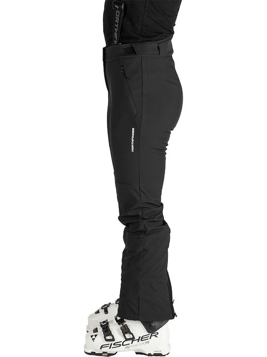 Northfinder 108426-269-101 Damen Ski- und Snowboardhose Soft Shell Schwarz
