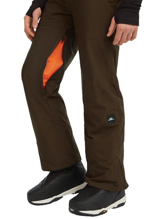 O'Neill 2550145-17032 Pantaloni de Schi și Snowboard Pentru Bărbați Maro