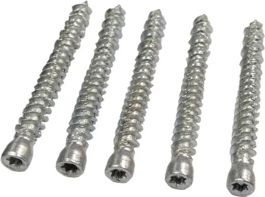 Cement Bolt Torx with Diameter M7.5 and Length 132mm 100 Pieces Buldex TSIX-75-132