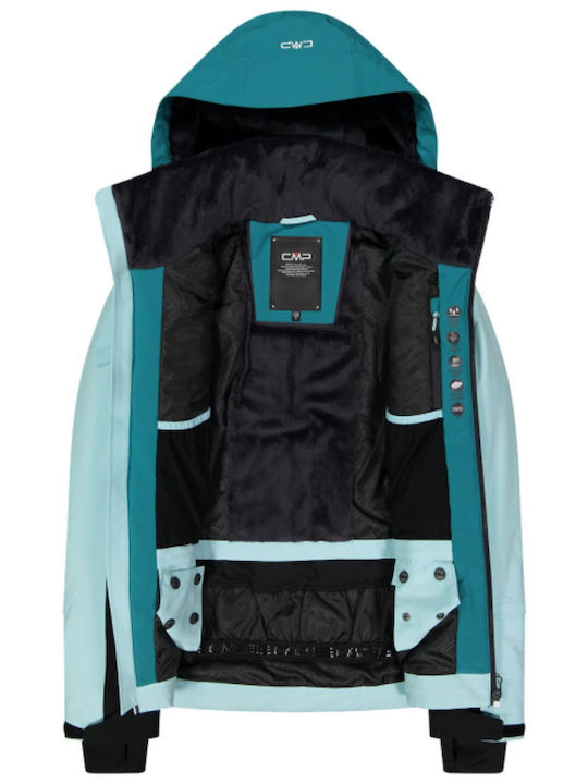 CMP 34W4526-E309 Geacă pentru femei pentru schi și snowboard Turcoaz