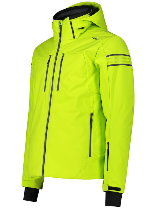 CMP 34W4647-E112 Ανδρικό Μπουφάν Soft Shell για Σκι & Snowboard Πράσινο