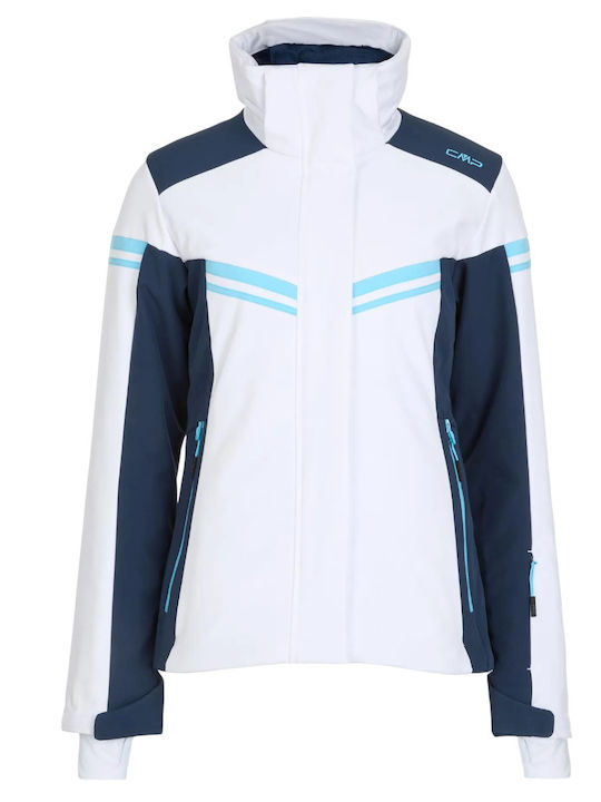 CMP 35W0196-A001 Damen Soft Shell Ski- und Snowboardjacke Weiß