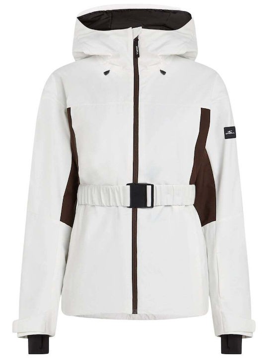 O'Neill 1500132-41010 Geacă Pentru Femei Pentru Ski & Snowboard Albă