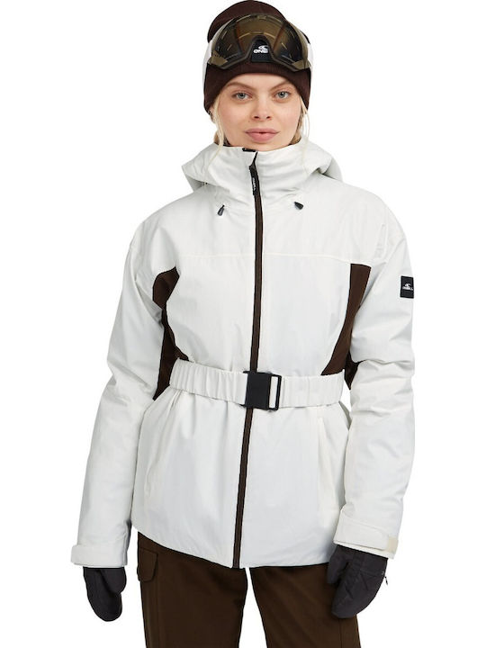 O'Neill 1500132-41010 Geacă Pentru Femei Pentru Ski & Snowboard Albă