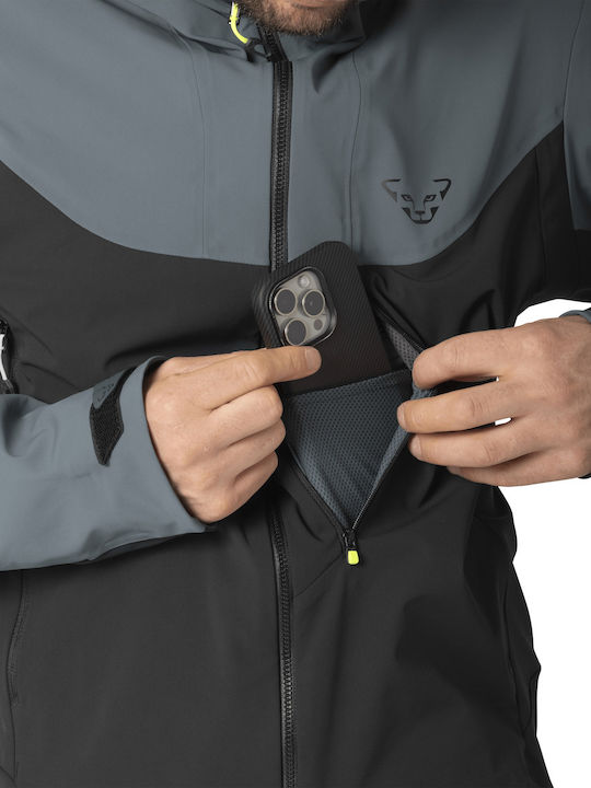 Χειμωνιάτικο Μπουφάν Softshell Αδιάβροχο και Αντιανεμικό Μαύρο