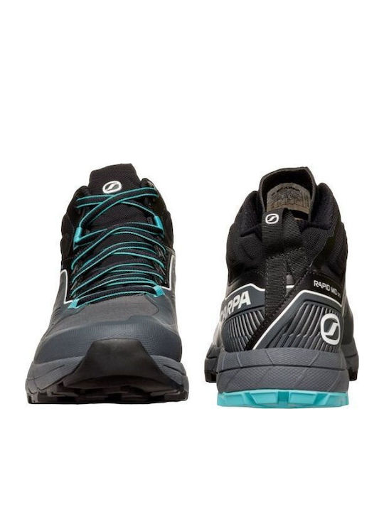 Scarpa Ghete de Drumeție Pentru Femei Impermeabile Cu Membrană Gore-Tex Gri