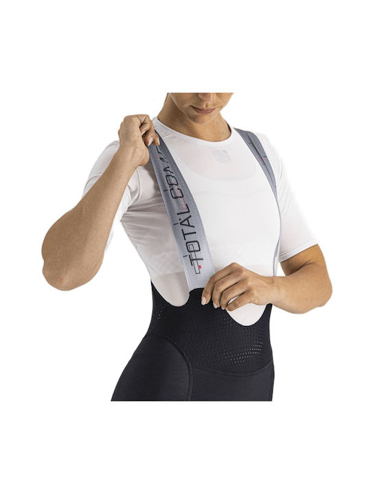 Sportful Pantaloni De Ciclism Pentru Femei Cu Bretele Impermeabili Negri