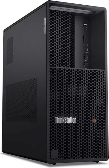 Lenovo ThinkStation P3 Tower Gen 2 Desktop PC (Ultra 7-265K/32GB DDR5/1TB SSD/RTX A1000/W11 Pro) με Πληκτρολόγιο (GR)