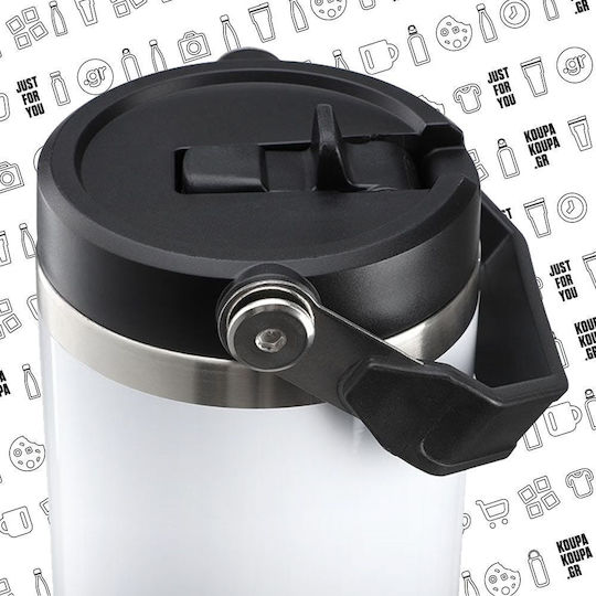 Koupakoupa Stainless Steel Thermos Bottle 890ml Stainless Steel with Straw
