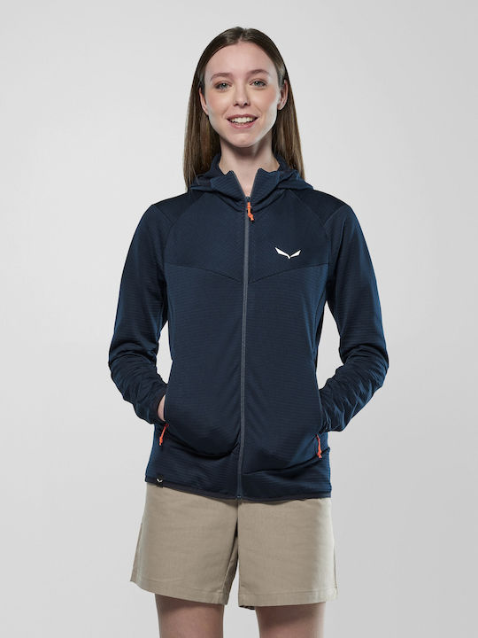 Puez Fleece Cardigan Pentru Femei În Albastru Marin
