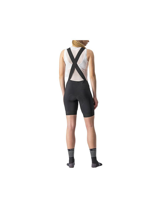Castelli Pantaloni De Ciclism Pentru Femei Cu Bretele Negri