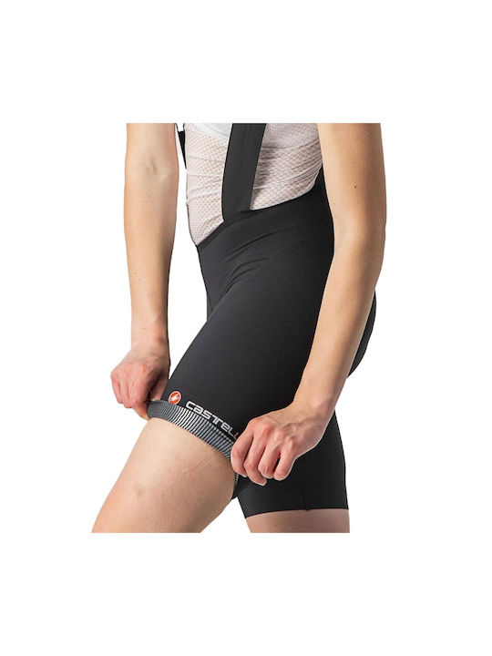 Castelli Pantaloni De Ciclism Pentru Femei Cu Bretele Negri