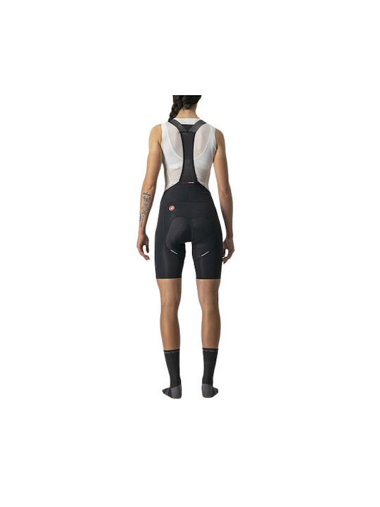 Castelli Pantaloni De Ciclism Pentru Femei Cu Bretele Negri