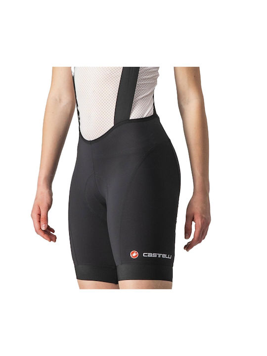 Castelli Pantaloni De Ciclism Pentru Femei Cu Bretele Negri