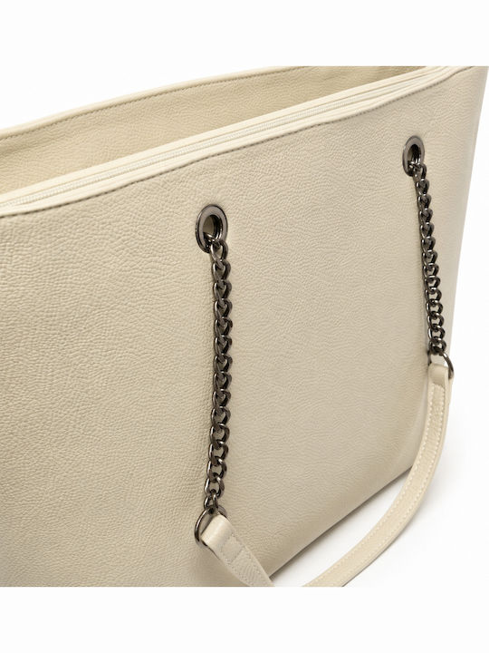 Set Gentă Dama Tote De Mână Bej