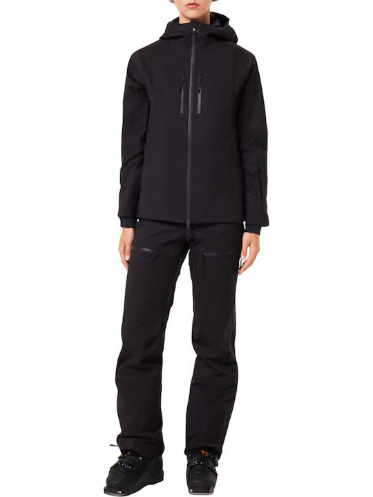 Oakley FOA500701-02E Jachetă pentru Femei pentru Schi și Snowboard Neagră