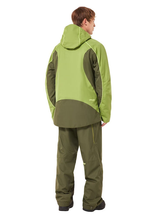 Oakley FOA406106-70N Jachetă Pentru Bărbați Pentru Schi & Snowboard Verde