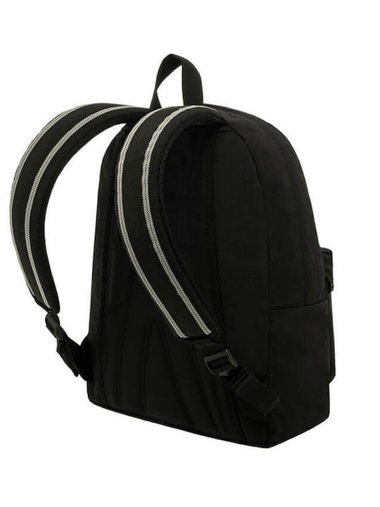 Polo Schulranzen Rucksack Für Junior High-High School Schwarz Mit Flaschenhalter 20lt