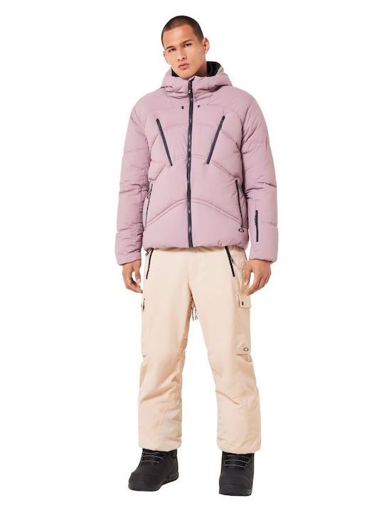 Oakley Rykkinn FOA404729-8A6 Geacă pentru Ski & Snowboard Pentru Bărbați Roz