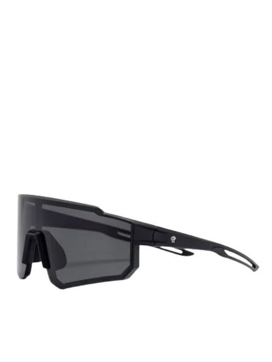 Chpo Unisex Sunglasses with Black Frame and Black Lens 16134II