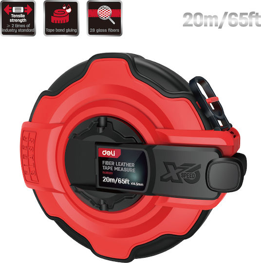 Deli Tape Measure 14.5mm x 19.812m
