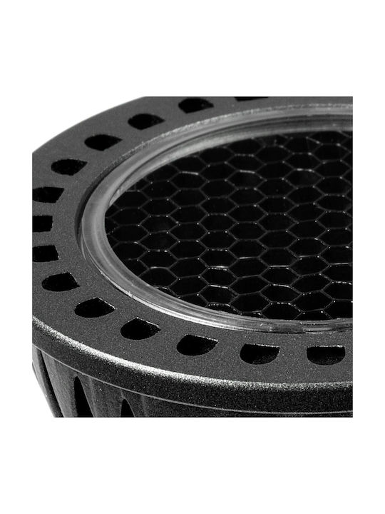 kelvo Metallic Recessed Spot with Built-in LED and Natural White Light White 5x5cm