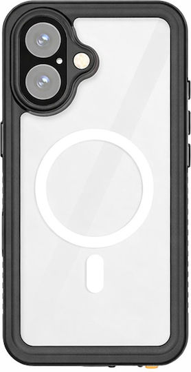 Eiger Magsafe 360 Full Body Case Iphone 17 Waterproof Ip68 Drop-test 2m Black Transparent