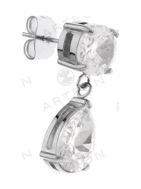 Arteon Steel Earrings with Stones Arteon Steel Earrings with Stones