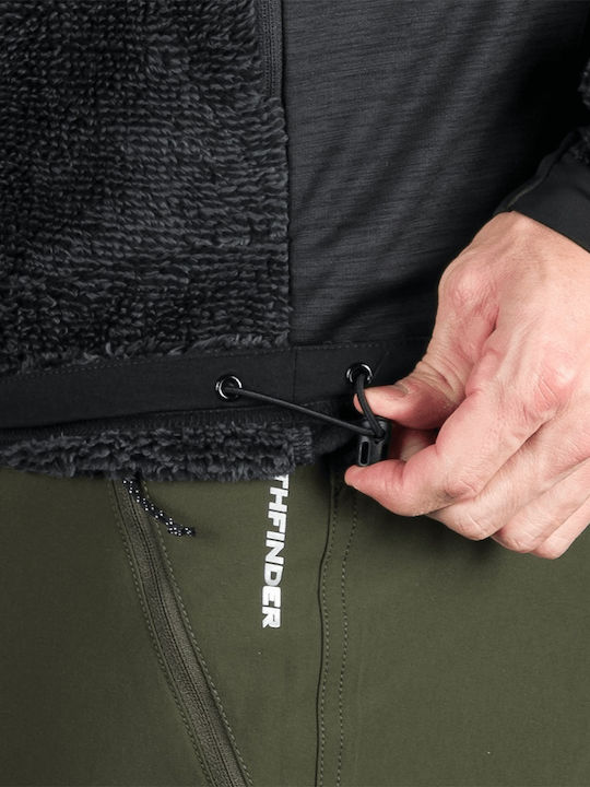 Cardigan bărbătesc Fleece Gri