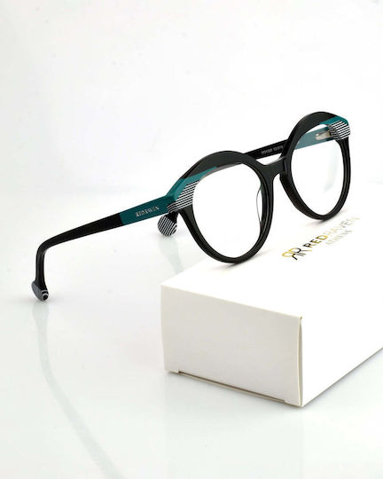Рамка За Очилa Red Raven Optical #004 Черен Зелен Red Raven
