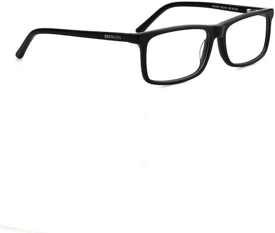Red Raven Optische Brillengestelle #002 Schwarzes Rot