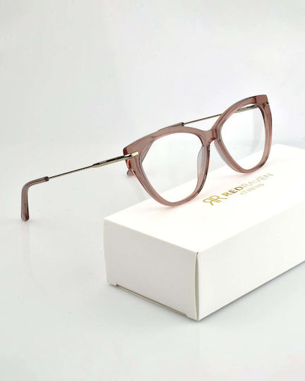 Red Raven Optische Brillengestelle #005 Rosa