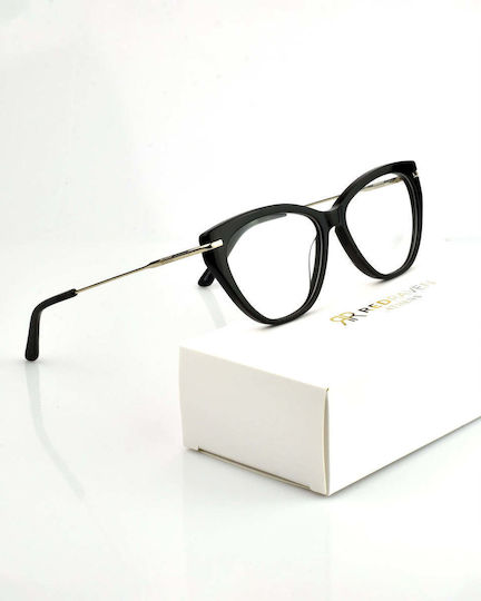 Σκελετός Οράσεως Red Raven Optical #005 Black Red Raven
