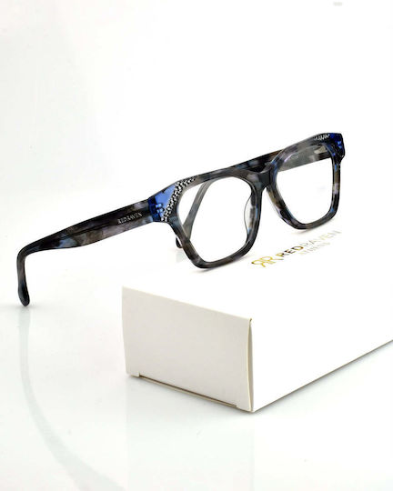 Red Raven Optische Brillengestelle #003 Blaue Rot