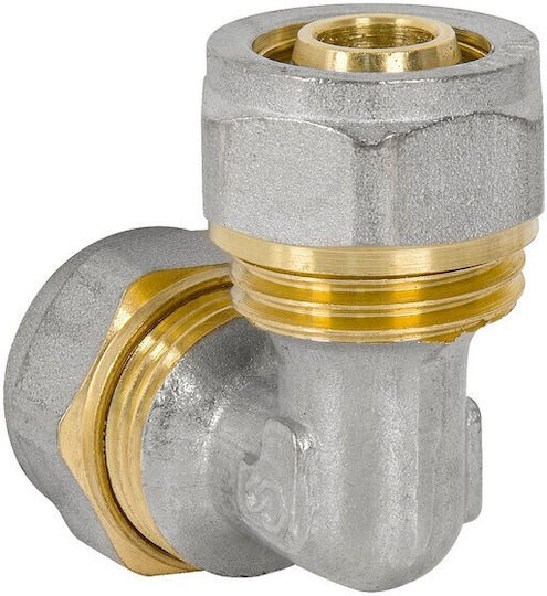 Pex-al-pex Chrome Elbow 25*20 Double D25*20.elbow-2