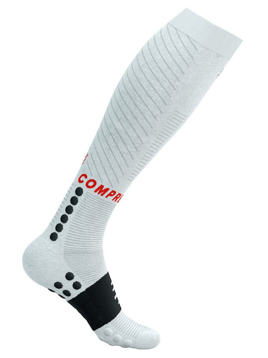 Compressport 2.0 Recuperare Sosete Sport Albe 1 Pereche