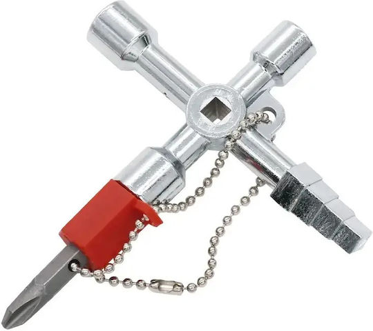 Pasco Multi-Purpose Cross Wrench with Adjustable Jaws