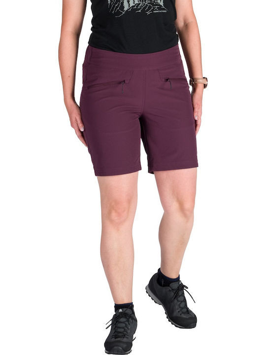 Șort sport pentru femei Burgundy
