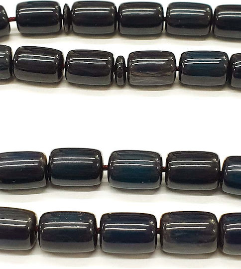 Roloi Komboloi Worry Beads with 33 Beads Made of Mastic Length 33cm Blue