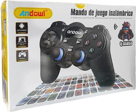 Andowl Q-GS850 Wireless Gamepad for Android / PC Black