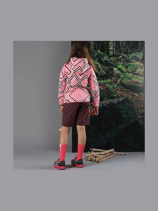 Kids Fabric Shorts/Bermuda Burgundy