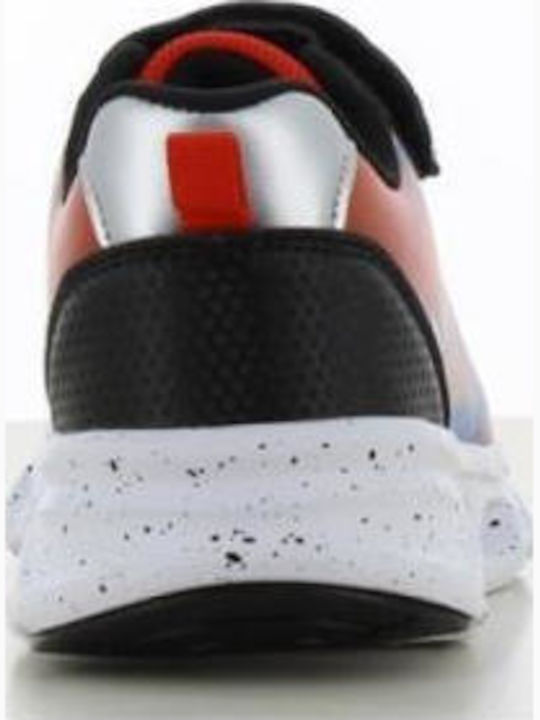 Kids Sneakers with Hoop & Loop Closure & with Lights Black