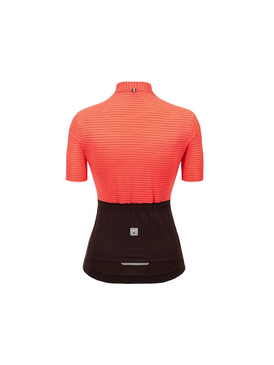 Santini Women's Short Sleeve Cycling Jersey Black